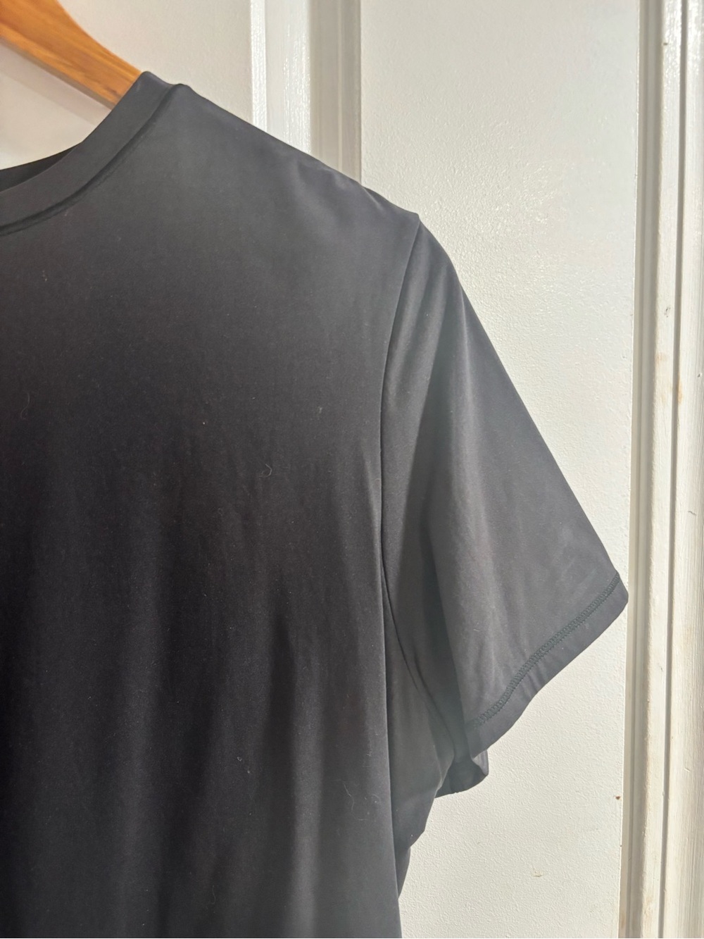 SKIMS Black Fits Anybody Crew Neck T-Shirt Bodysuit - Picture 9 of 15